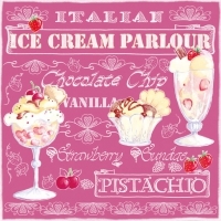 Salvrätik 33x33cm Ice cream lillakasroosa, 1 tk   Saatmine pakiautomaadi kaudu.