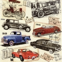 Salvrätik 33x33cm Autod, 1 tk   Saatmine pakiautomaadi kaudu.