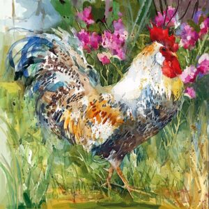 Salvrätik 33x33cm Kukk, 1 tk