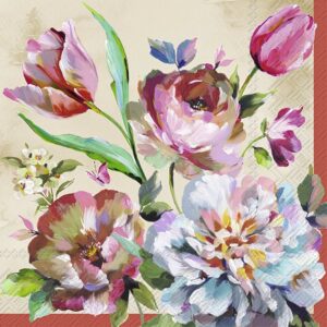 Салфетки для декупажа 25x25см винтаж, 1 шт.