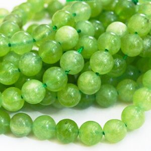 Kaltsedon 8-8,5mm looduslik värvitud roheline, ava 1mm, pakis 10 tk