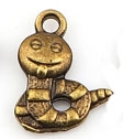 Ant.pronks metallripats Madu 15x14mm, Hiina astroloogia, kahepoolne, pakis 1 tk