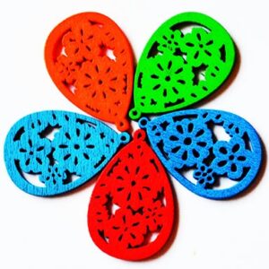 Puidust ripats 27x17mm, mix, pakis 5 tk