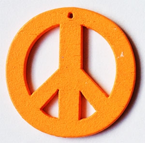 Puidust ripats 25mm,oranž, pakis 2 tk