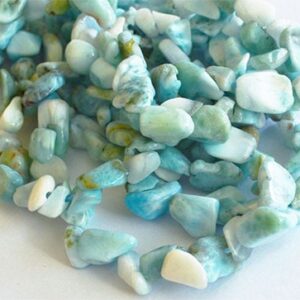 Larimar 6-12x3-7mm looduslik kivi ava 1mm, pakis tamiilil u 62 tk