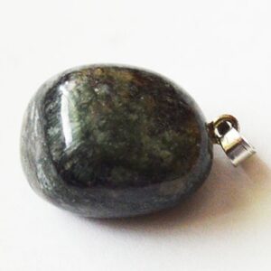 Labradoriit ripats 24x13mm looduslik kivi, messingist haagiga, pakis 1 tk