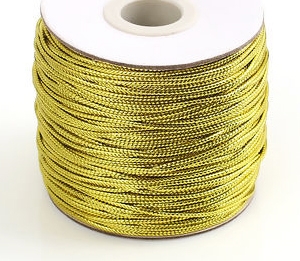 Polüesterpael 2mm kuldne, rullis 50m