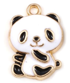 Metallripats Panda 21x15mm, pakis 1 tk