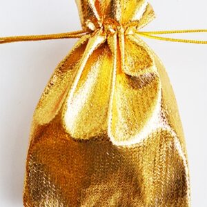 Lahjapussi 12x9cm väri kulta - pakkaus 3 kpl