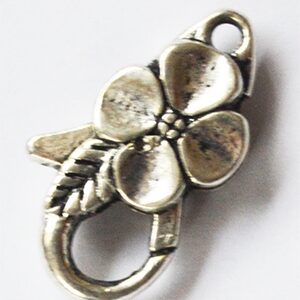 Ant.hõbedane karabiinhaak 25x14mm, pakis 1 tk