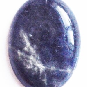 Sodaliit kamee 40x30mm, looduslik kivi, pakis 1 tk