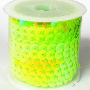 Litripael 6mm neoon rohekaskollane, rullis 5m, pakis 1 rull