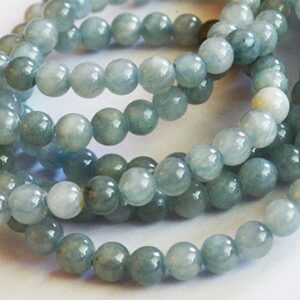Jade  4mm kivihelmi värjätty  harmaa, reikä 1mm, pakkaus 20 kpl