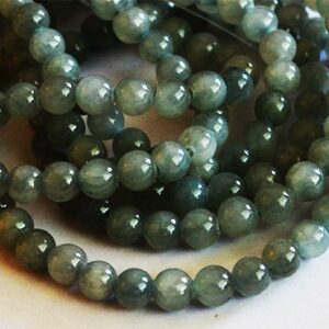 Jade  4mm kivihelmi värjätty  tummanvihreä, reikä 1mm, pakkaus 20 kpl