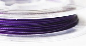 Helmetross 0,45mm terasest nailoniga kaetud, lilla, rullis 10m