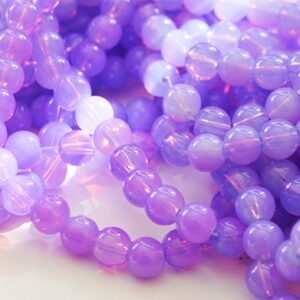 Klaashelmes ümar 8mm läbikumav kuuklaas, ava 1mm, pakis 10 tk