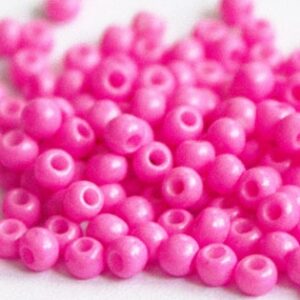 Hiina seemnehelmed 12/0 (1,5x2mm) roosad, ava 0,7mm, 5 gr.