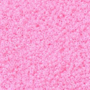 Miyuki seemnehelmed 11/0 2x1,3mm Lined Cotton Candy Pink, pakis 5 gr.