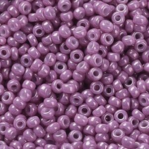 Miyuki seemnehelmed 11/0 2x1,3mm Opaque Dark Orchid Luster, pakis 5 gr.