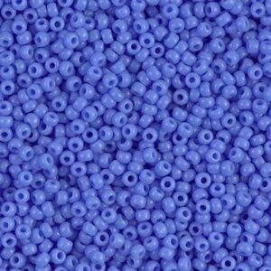 Miyuki seemnehelmed 11/0 Opaque Periwinkle 2x1,3mm, 0417L, pakis 5 gr.