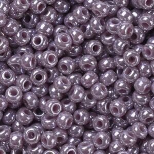 Miyuki seemnehelmed 11/0  Opaque Mauve Luster, 0437, 2x1,3mm, pakis 5 gr.