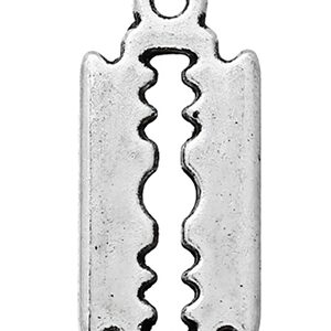 Metallripats Žilett 17x7mm hõbedane, pakis 1 tk