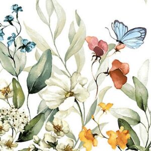 Decoupage-lautasliina Kukat 25x25cm, 1 kpl per pakkaus