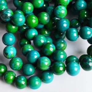 Krüsokolla sünteetiline kivi, 8mm ava 1mm, pakis 10 tk