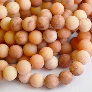 Jadeiit  8mm looduslik kivi  matistatud, värvitud roosakaspruun/beež, ava 1mm, pakis 10 tk