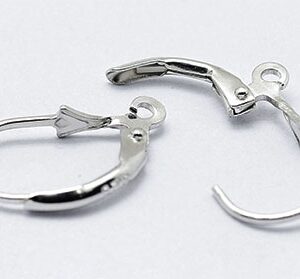 Серьги-крючки серебро-925 16,5x3.мм, в пачке 1 пара.