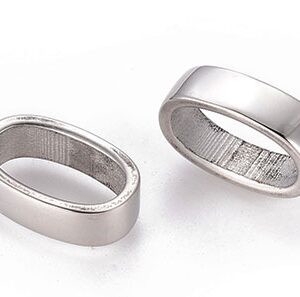 Metallhelmes 15.5x5x8.5mm terasest, ava 12x6mm, pakis 1 tk