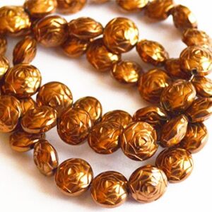Hematiit sünteetiline 8x5mm mittemagnetiline, vaskne, pakis 10 tk