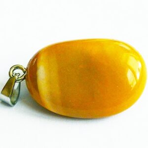 Mookait 32x18mm looduslik kivi terasest haagiga, pakis 1 tk
