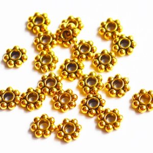Ant.kuldne metallhelmes  5x1,5mm, ava 1mm, pakis 10 tk
