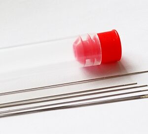 Terasest helmenõelad 76-153mm, 7 tk  komplektis plastik tuubis, pakis 1 komplekt.