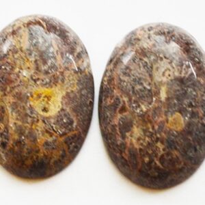 Leopard Skin кабошон 25x18мм природный камень, 1 шт.