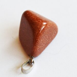 Kuldne Liivakivi 23x14mm sünteetiline, 1 tk