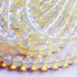Opaliit 8mm kuuklaas, ava 1mm, pakis 10 tk