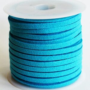Kunstseemisnahast pael 3x1,5mm helesinine, pakis 1 rull u 5 meetrit.