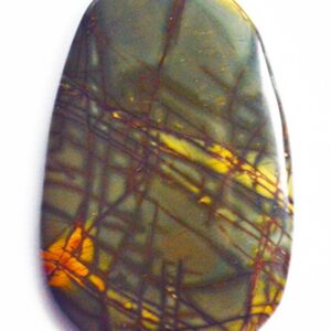 Picasso Jaspis kamee 48x29x3-4mm, looduslik kivi, pakis 1 tk