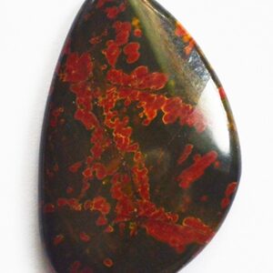Picasso Jaspis kamee 43x27x3-5mm, looduslik kivi, pakis 1 tk
