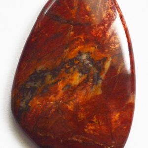 Picasso Jaspis kamee 49x30x4-5mm, looduslik kivi, pakis 1 tk