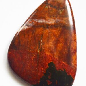 Picasso Jaspis kamee 54x38x4-5mm, looduslik kivi, pakis 1 tk