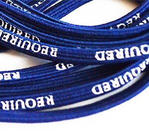 Nailon kummipael 3mm kirjadega, tumesinine,  pakis u 2 m