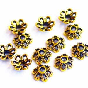 Ant.kuldne helmekübar 6mm, ava 1mm, pakis 20 tk