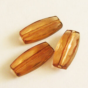 Pruun akrüülhelmes 18,5x8,5mm, 10 tk