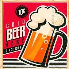 Salvrätik 25x25cm Cold Beer, 1 tk   Saatmine pakiautomaadi kaudu.