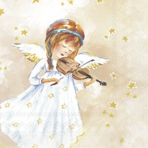 Decoupage-lautasliina Angel 33x33cm, 1 kpl per pakkaus