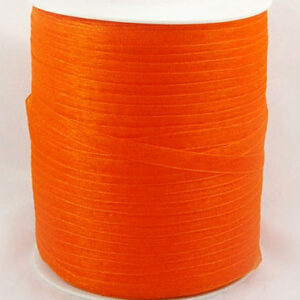 Oranž organza pael  6mm, pakis 1m
