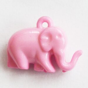 Akrüülhelmes 18x13x5mm, läbikumav matistatud, roosa,  1 tk
